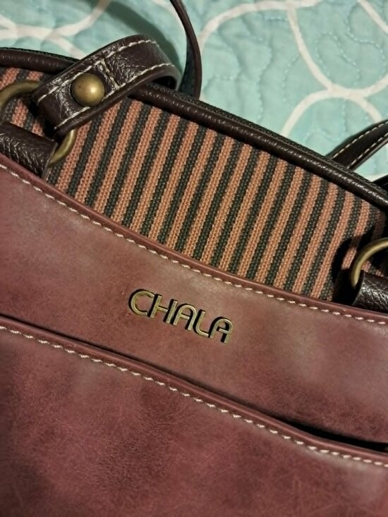 CHALA PAW PRINT CONVERTIBLE BACKPACK PURSE TOTE SO CUTE!
